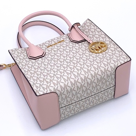 MICHAEL KORS MERCER MEDIUM MESSENGER POWDER BLUSH - Picture 2 of 16